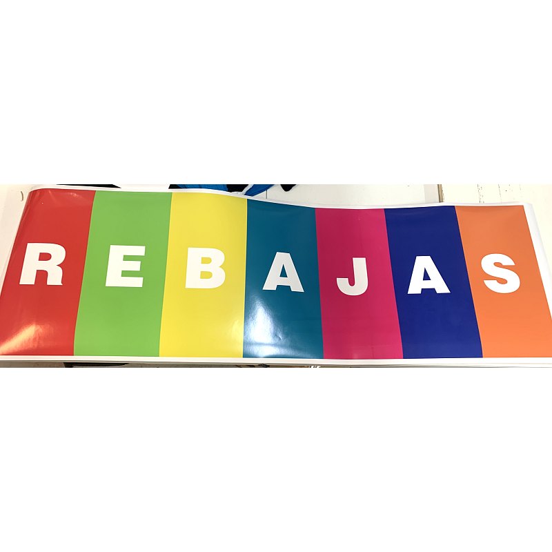 Cartel para tienda de ropa