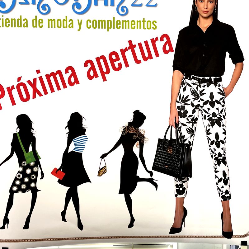 Cartel de apertura de tienda