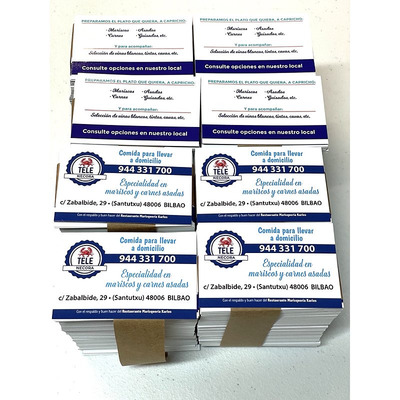 Tarjetas para Tele Nekora