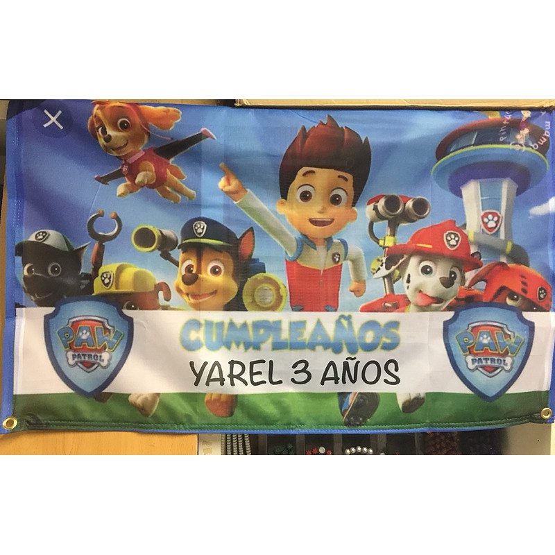 Pancarta para cumpleaños infantil