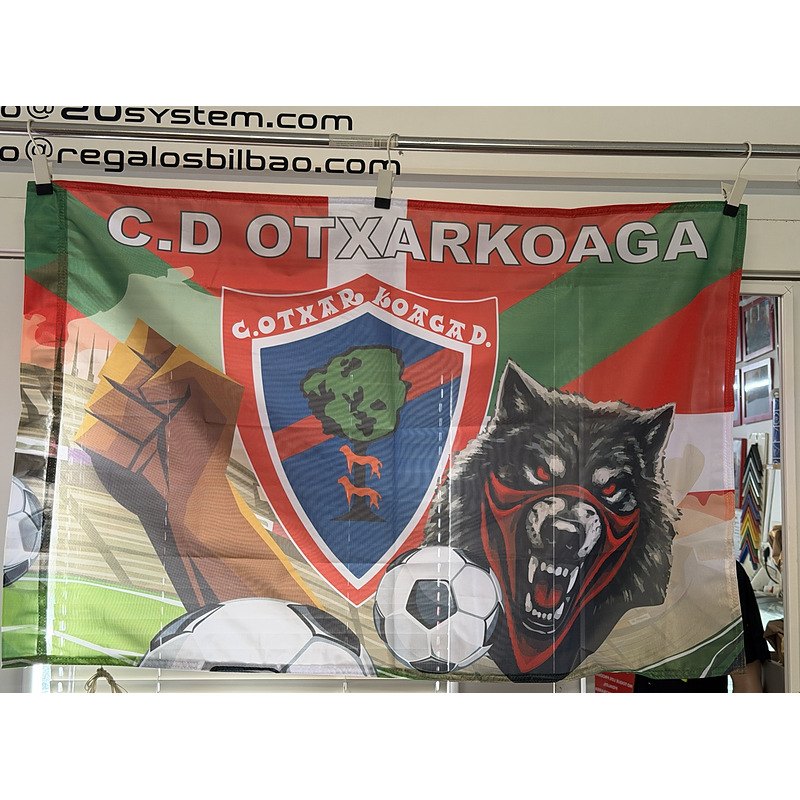 Pancarta para el Club Deportivo Otxarkoaga.