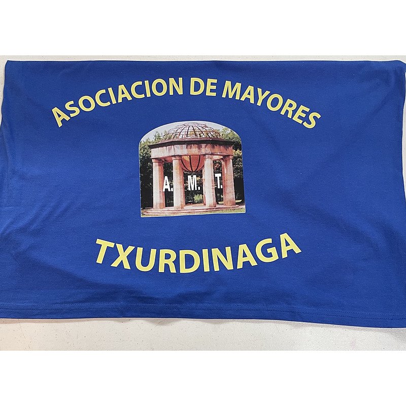 Pancarta para la Asociación de Mayores de Txurdínaga