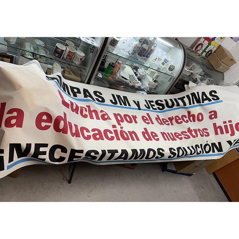 Pancarta para Ampa del colegio Jesuitinas