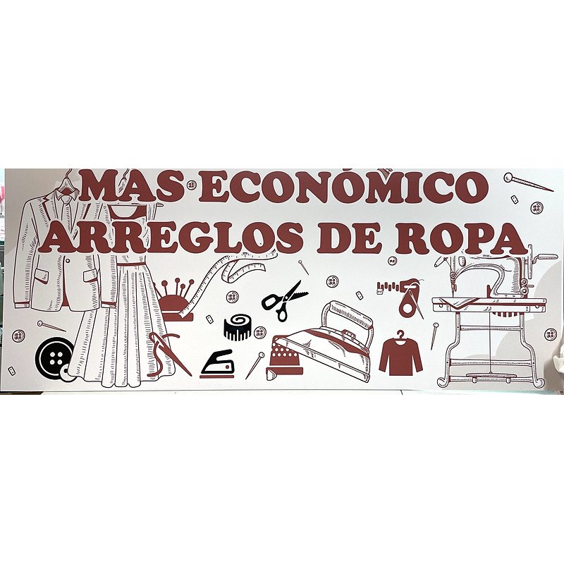 Panel de forex para tienda de arreglos de ropa.