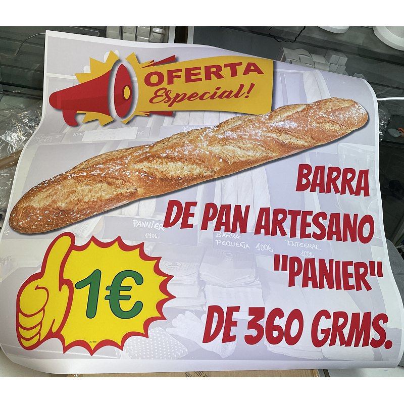 Carteles, trabajo real de esta imprenta