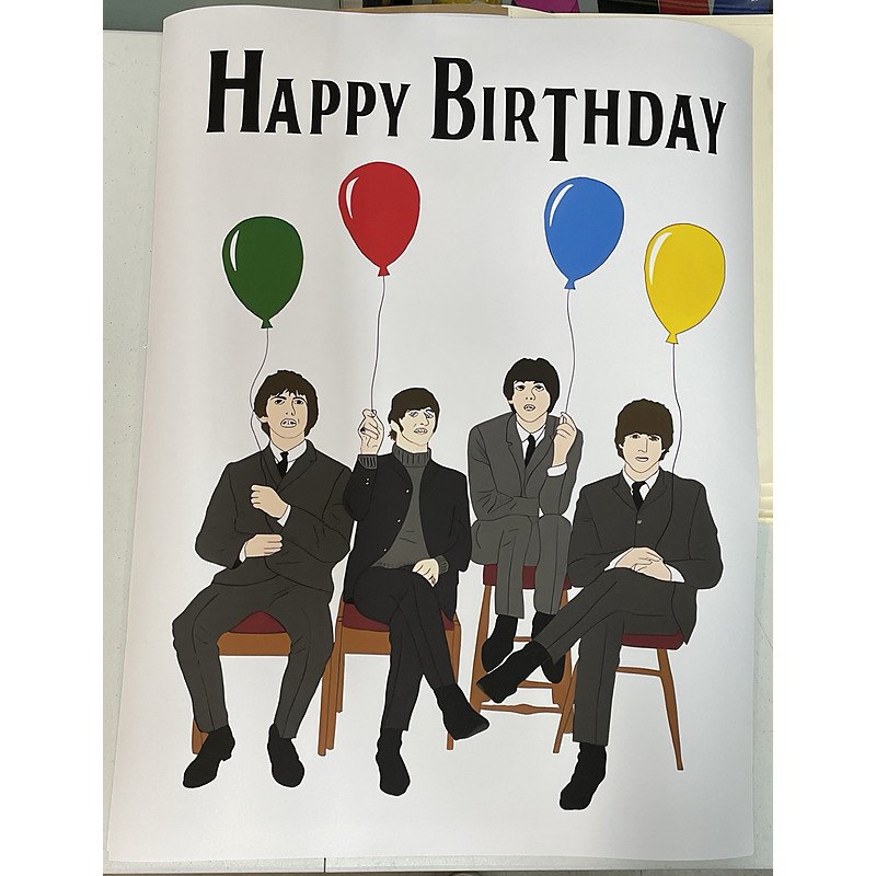 Póster para cumpleaños.