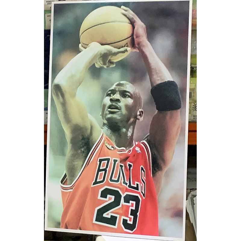 Póster de baloncesto, enmarcado en aluminio.