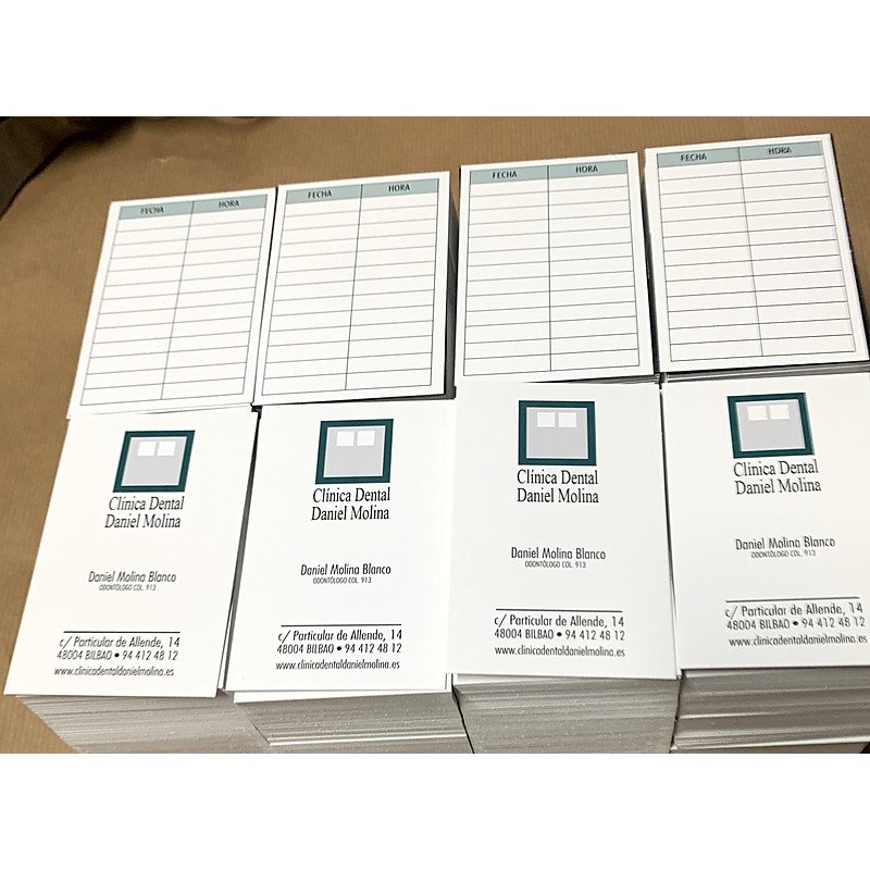 Tarjetas de fidelización para Clínica Dental Daniel Molina