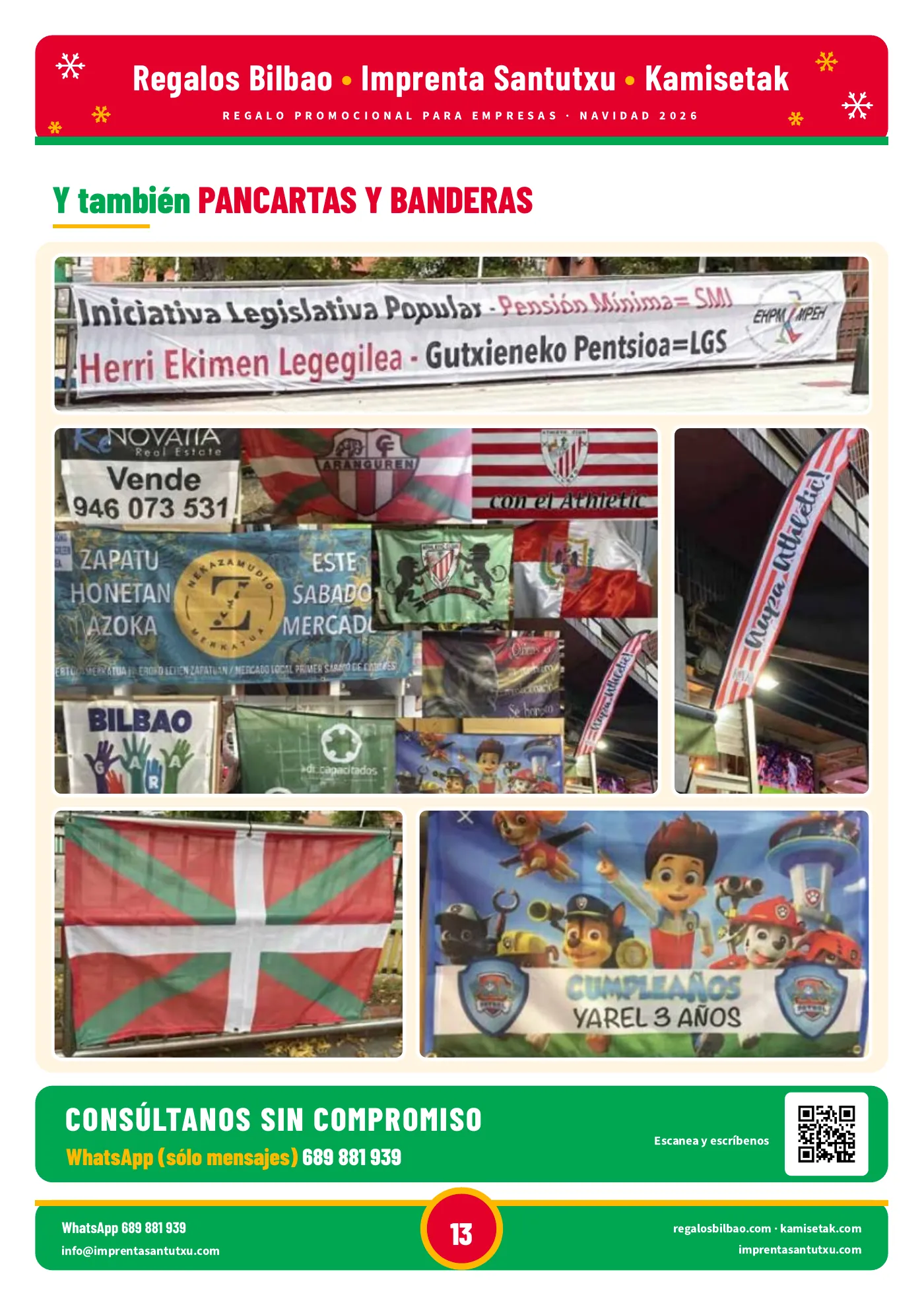 Página 13 del catálogo: Pancartas y banderas